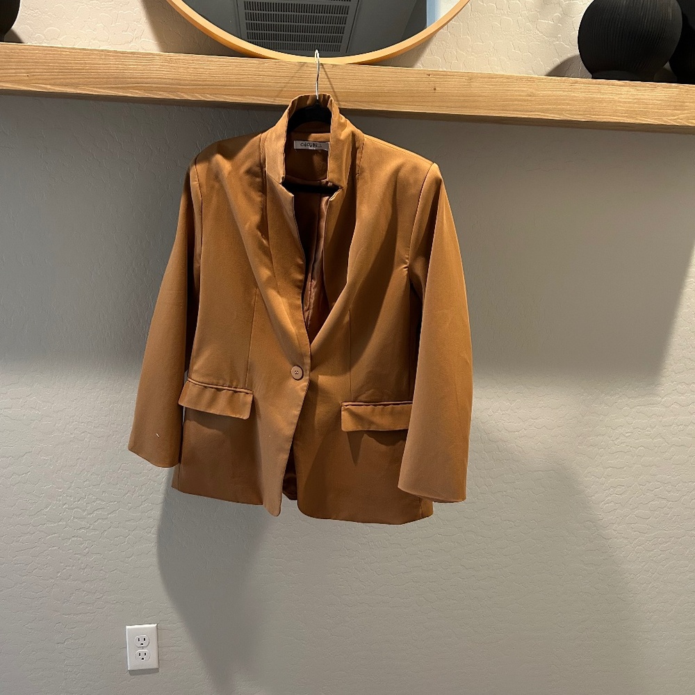 Tan blazer